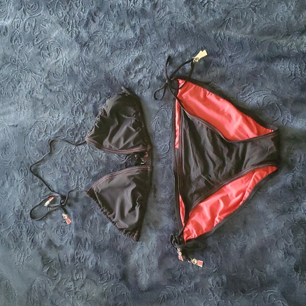 Marc Jacobs Black and Red Bikini